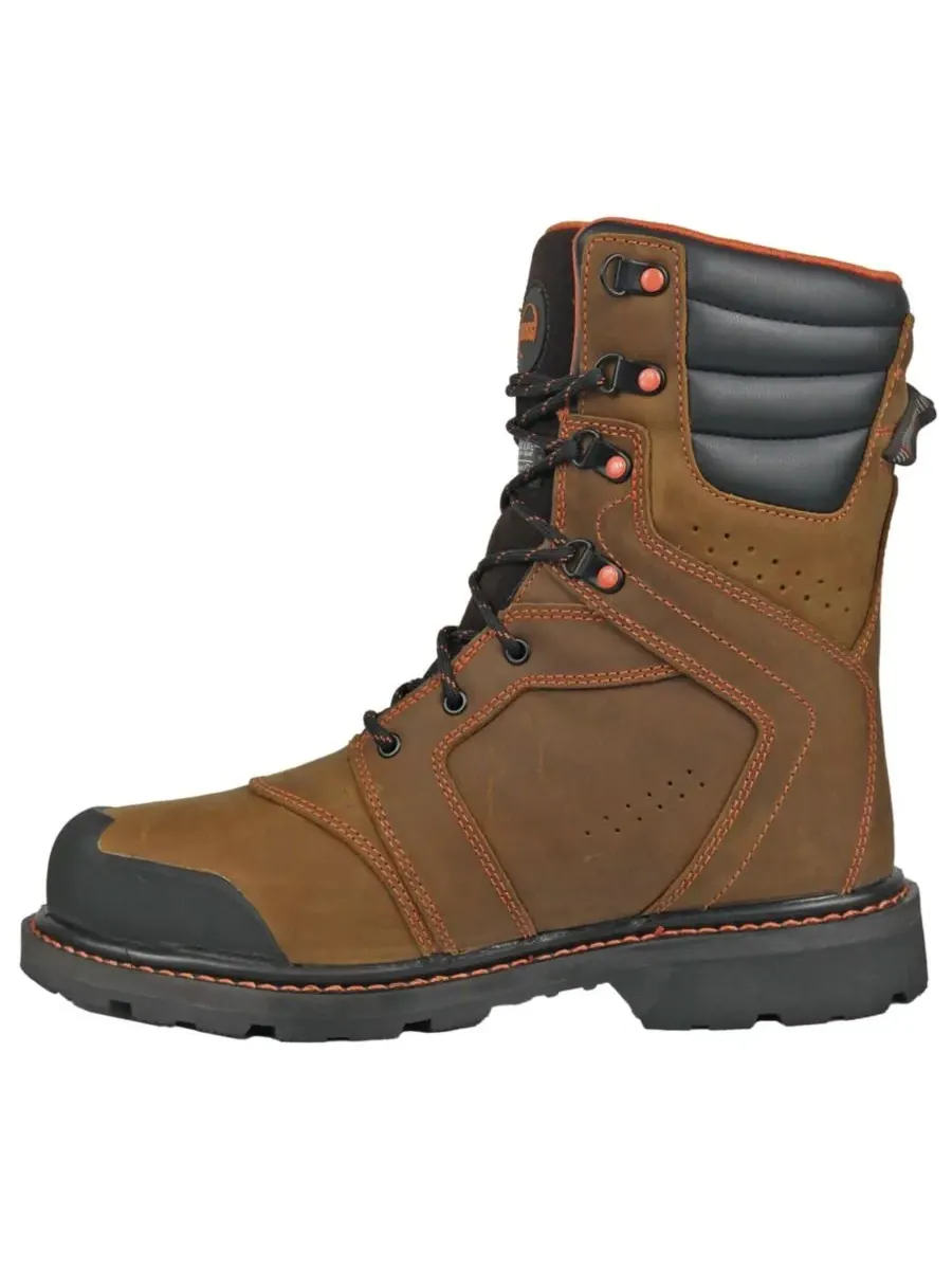 Мужские рабочие ботинки Clash с мягким носком и утеплителем Hoss Boot Company — изображение 5 из 7, коричневый