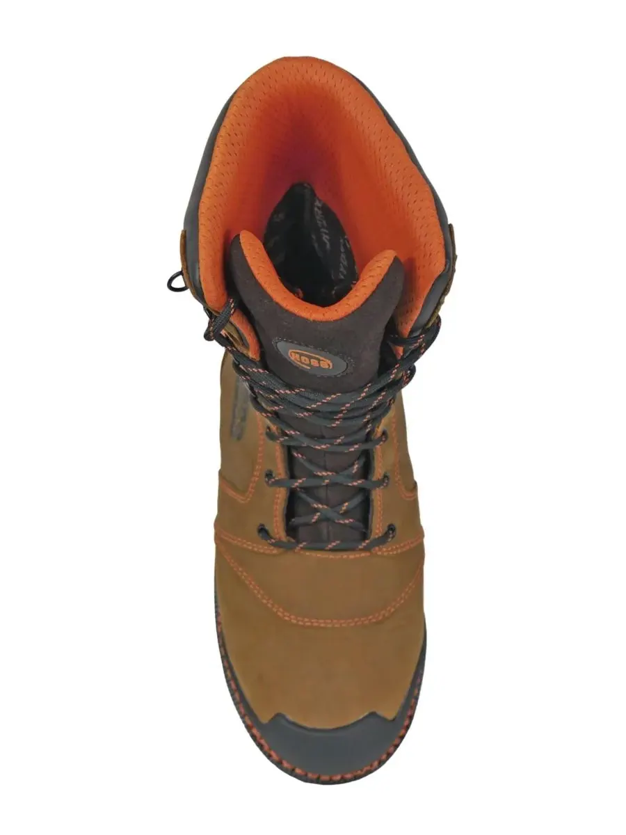 Мужские рабочие ботинки Clash с мягким носком и утеплителем Hoss Boot Company — изображение 6 из 7, коричневый