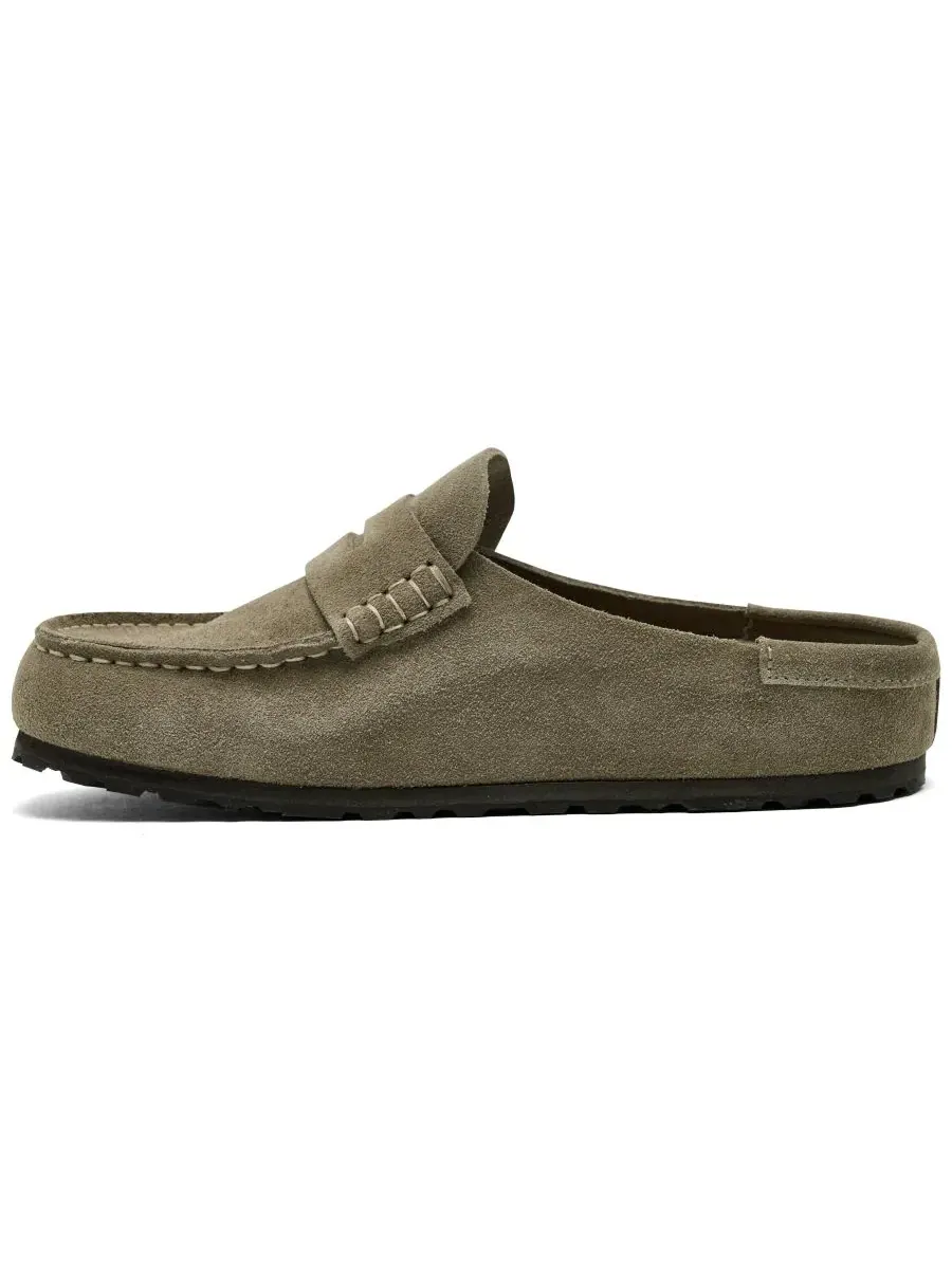Женские сабо-мокасины Naples Wrapped Birkenstock — изображение 3 из 6, тауп