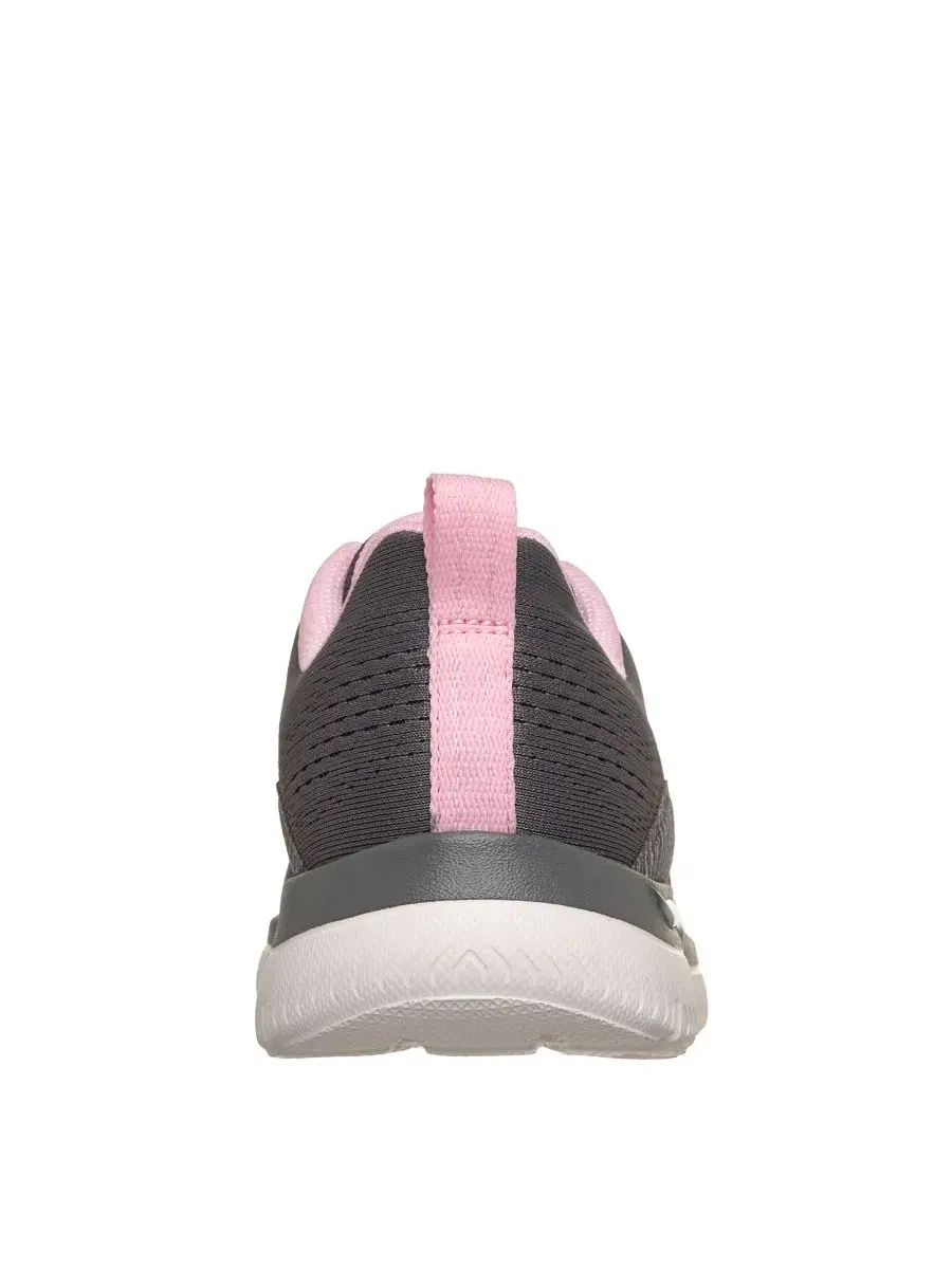 Кроссовки с системой Arch Fit Slip-Ins Daily Flow Skechers — изображение 4 из 6, розовый темно-серый