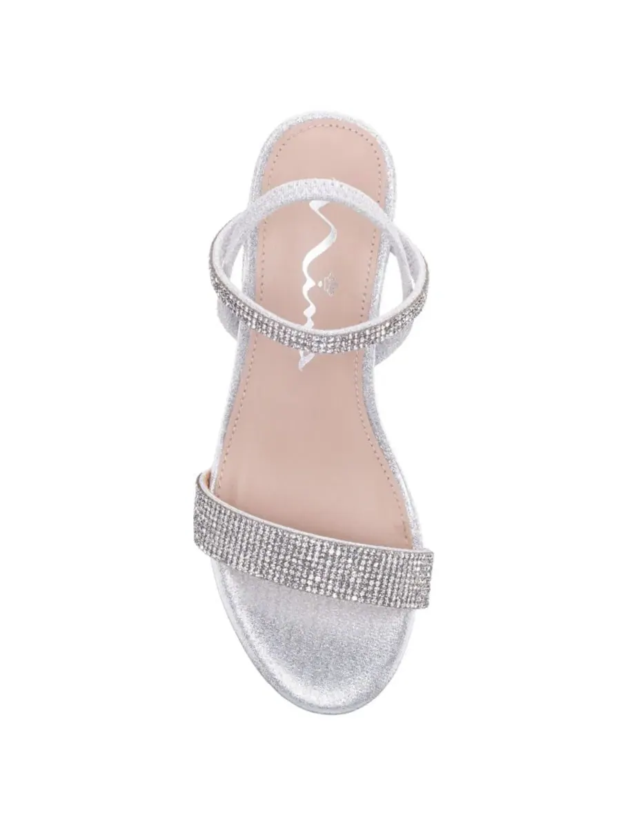 Детская сандалия с кристаллами CARLA Silver Nina — изображение 6 из 7, серебряный