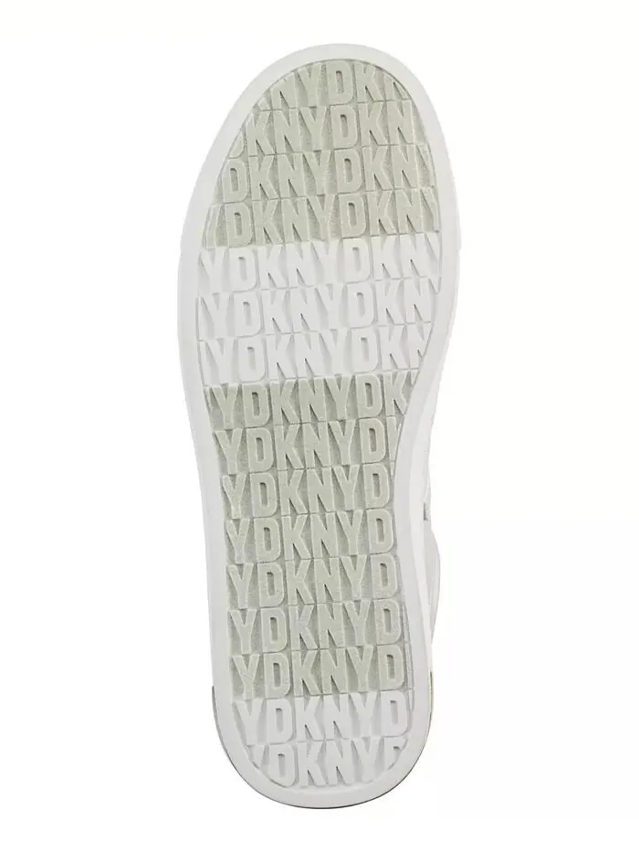 Женские кроссовки Abeni Lace-Up Low-Top DKNY — изображение 5 из 9, серебряный