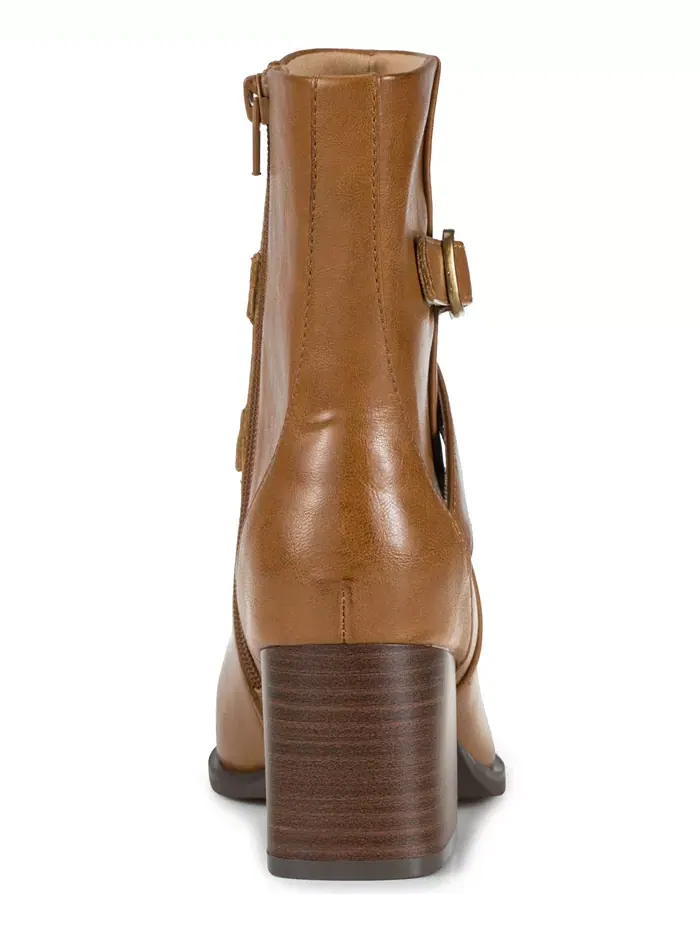 Женские ботинки миди Dorma Block Heel Baretraps — изображение 3 из 5, красный