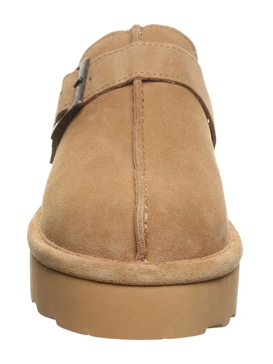 Платформенные клоги из замши с пряжкой Moxie BEARPAW — изображение 8 из 8, айс кофе