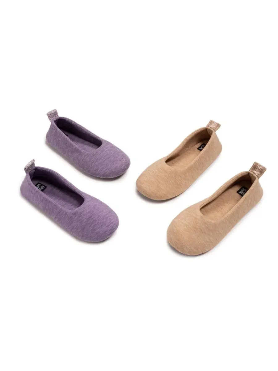 Комплект из 2 пар дорожных тапочек MUK LUKS — изображение 2 из 4, фиолетовый