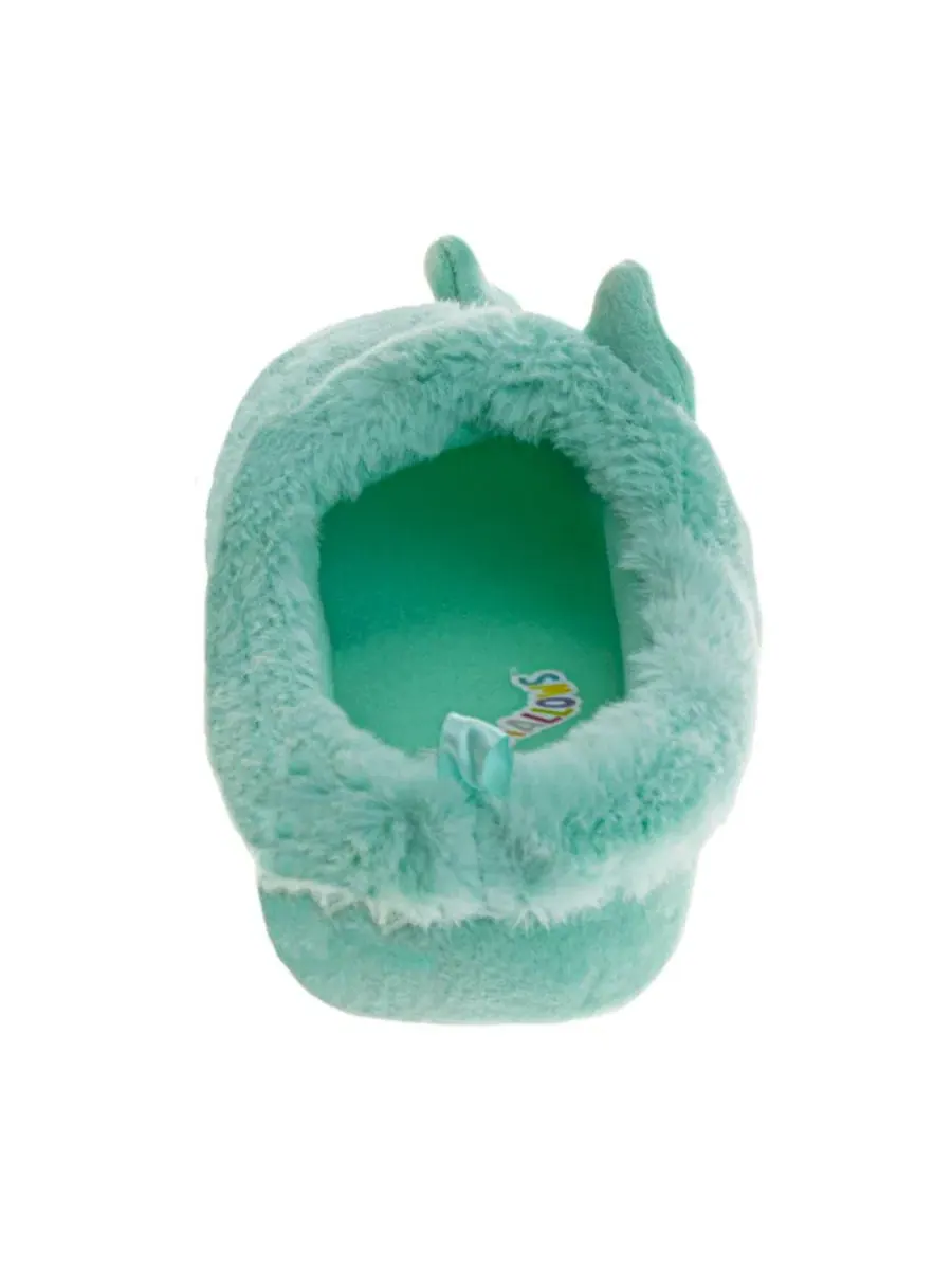 Тапочки женские с открытым носком Winston the Owl Squishmallows — изображение 3 из 7, зеленый