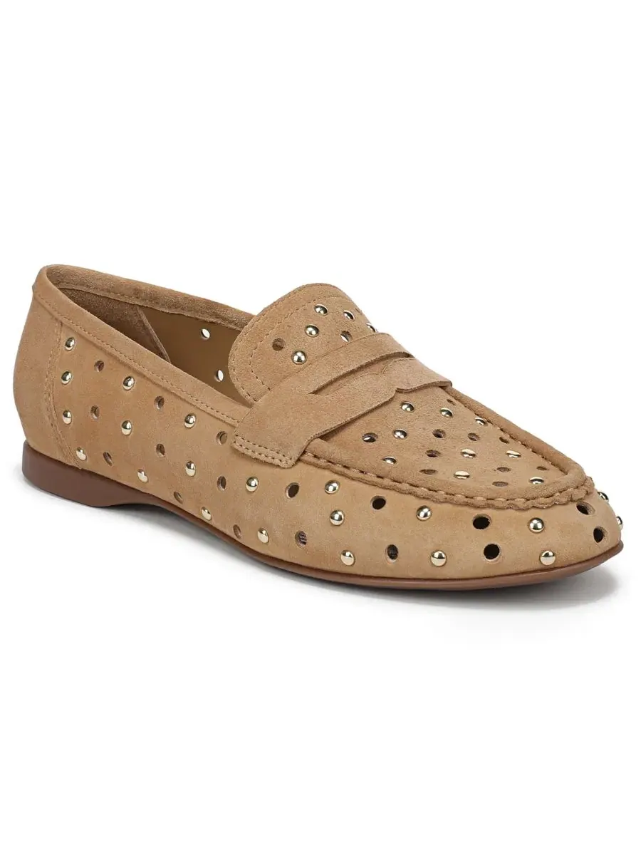 Женские лоферы слипоны Bloom-Stud с блок-каблуком Naturalizer — изображение 1 из 5, бежевый