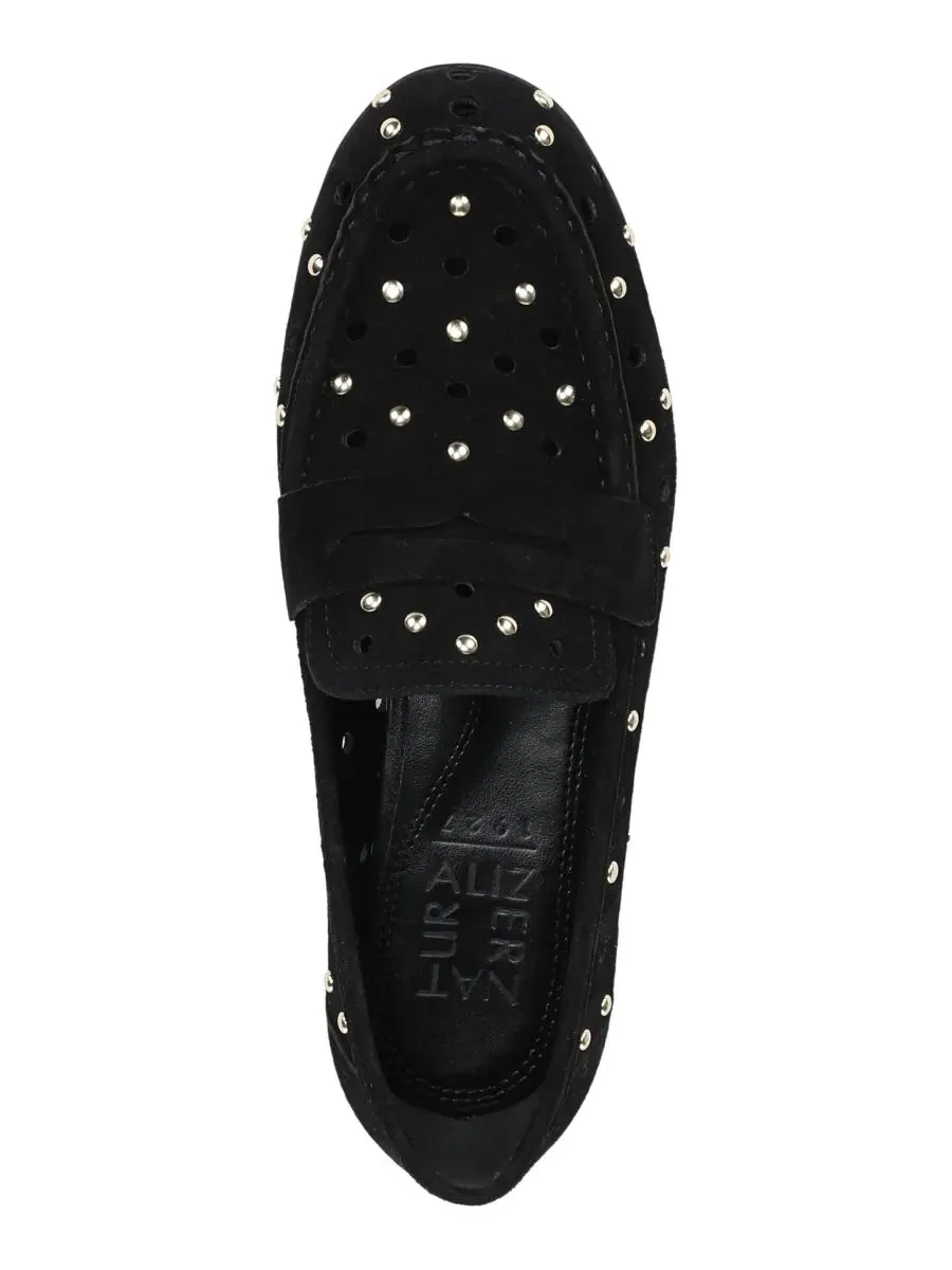 Лоферы женские с блок-каблуком Bloom-Stud Naturalizer — изображение 4 из 5, черный