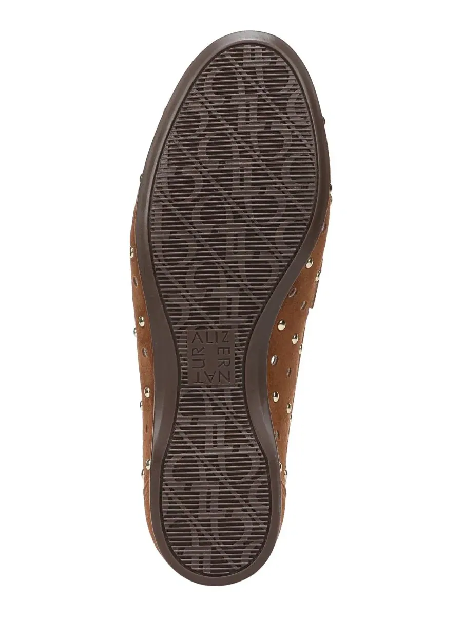 Женские лоферы-слипоны с принтом Bloom-Stud Naturalizer, Chestnut Studded Suede — изображение 5 из 5