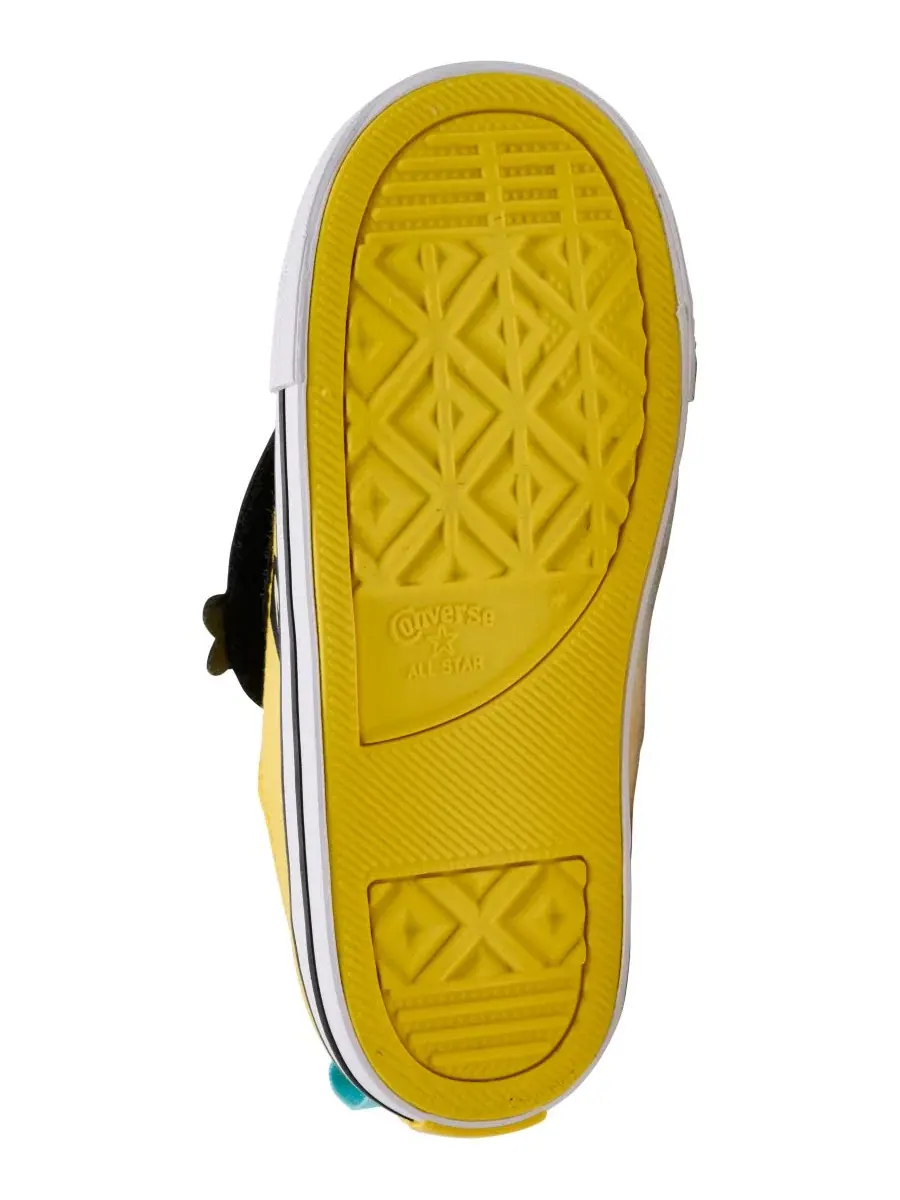 Кеды с кросс-застежкой Minions Converse — изображение 6 из 6, желтый белый черный
