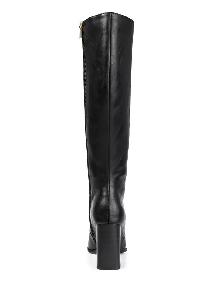 Женские сапоги Karima Extra Wide Calf до колена Journee Collection — изображение 3 из 9, черный