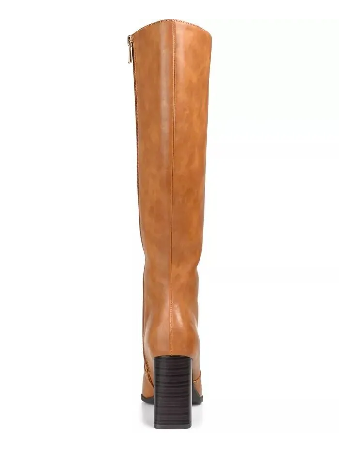Женские сапоги Karima Extra Wide Calf до колена Journee Collection — изображение 8 из 9, черный