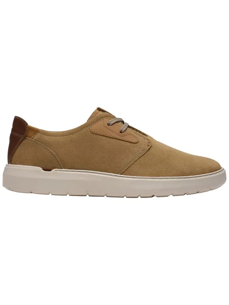 Туфли мужские Clarks Flexwell Tie, замша — изображение 2 из 6, песочный