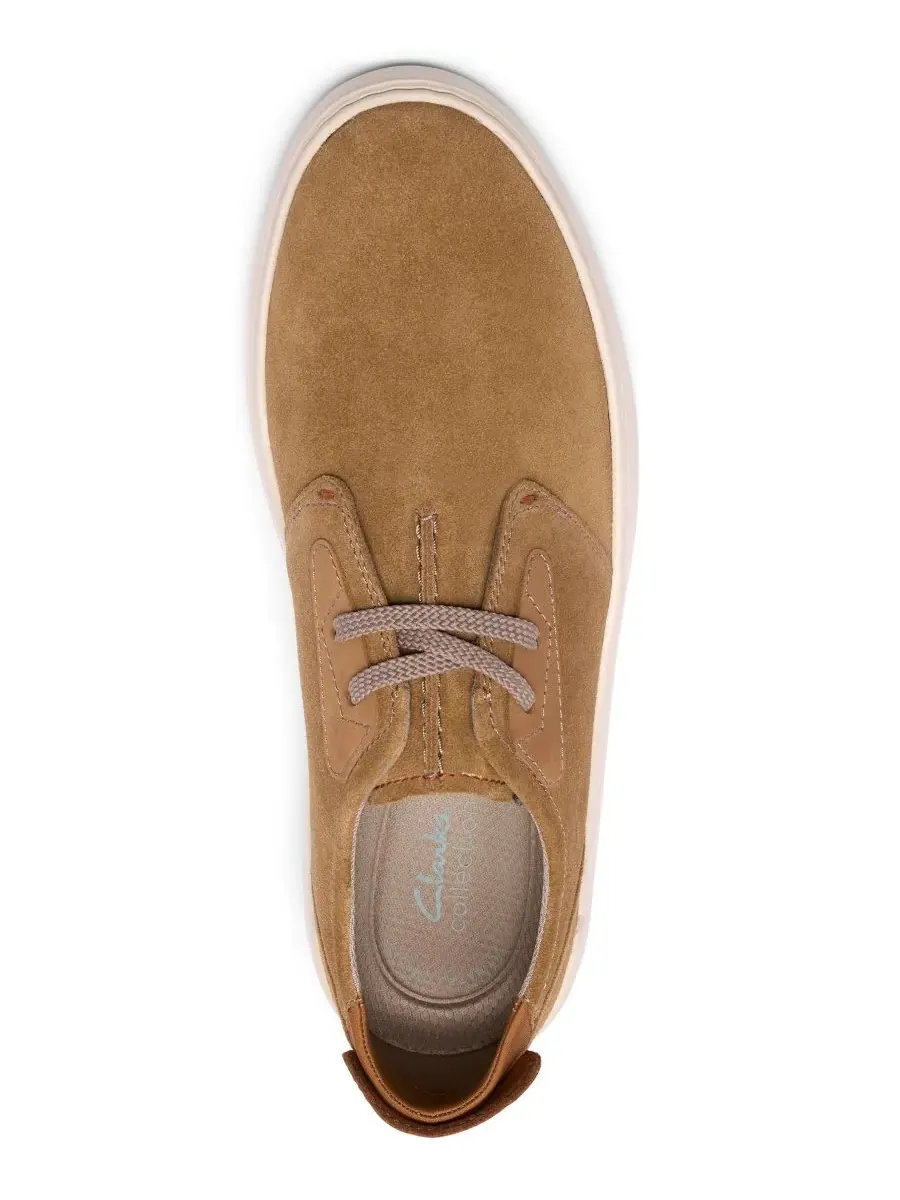 Туфли мужские Clarks Flexwell Tie, замша — изображение 4 из 6, песочный