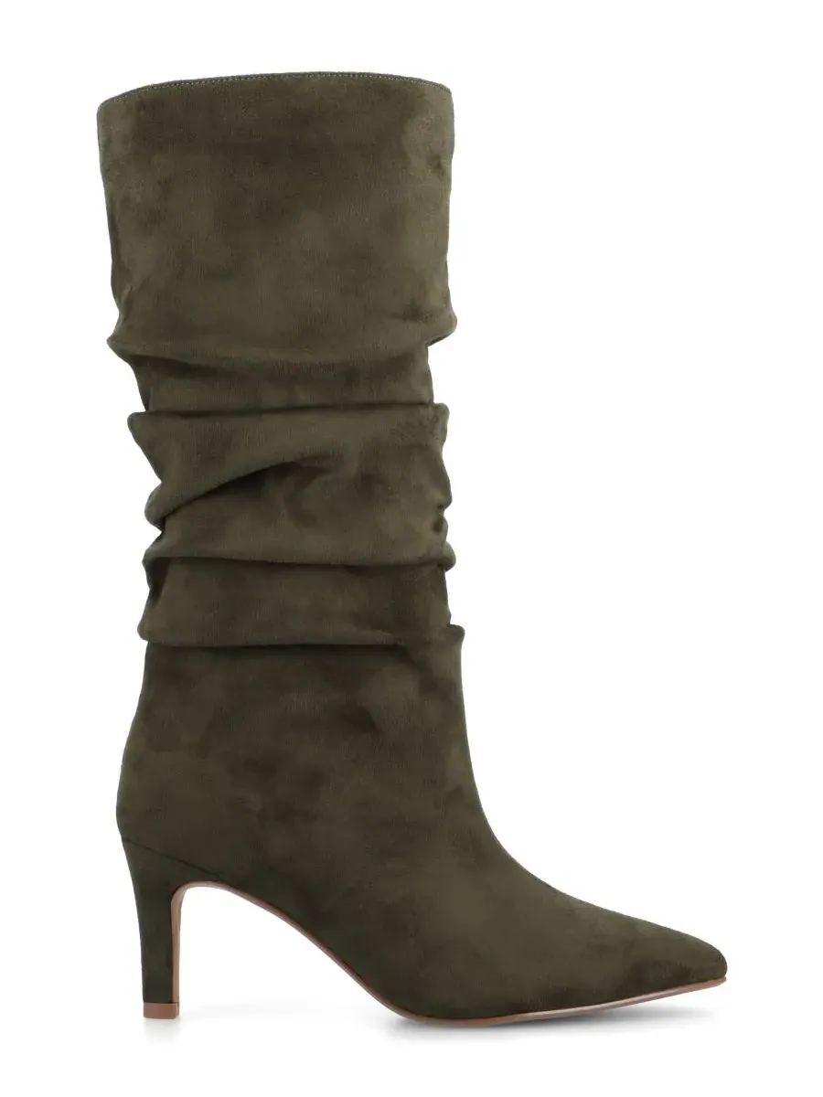 Женские сапоги Sonnet Slouchy Dress Boots Journee Collection — изображение 2 из 5, оливковый