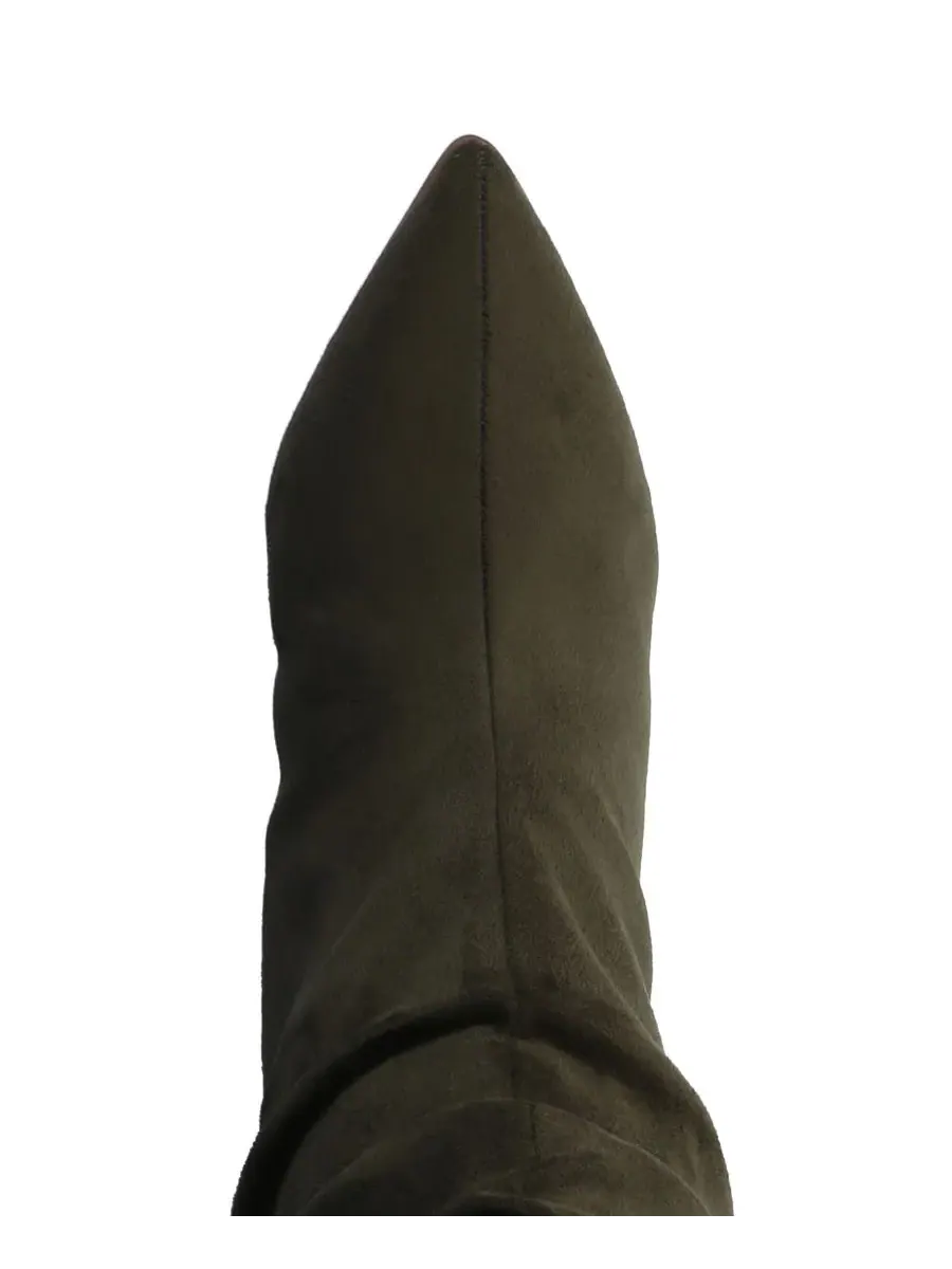 Женские сапоги Sonnet Slouchy Dress Boots Journee Collection — изображение 4 из 5, оливковый