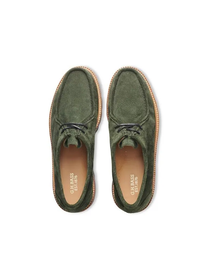Мужские лоферы GHBASS Wallace Moc, сшитые вручную GH Bass — изображение 4 из 8, зеленый