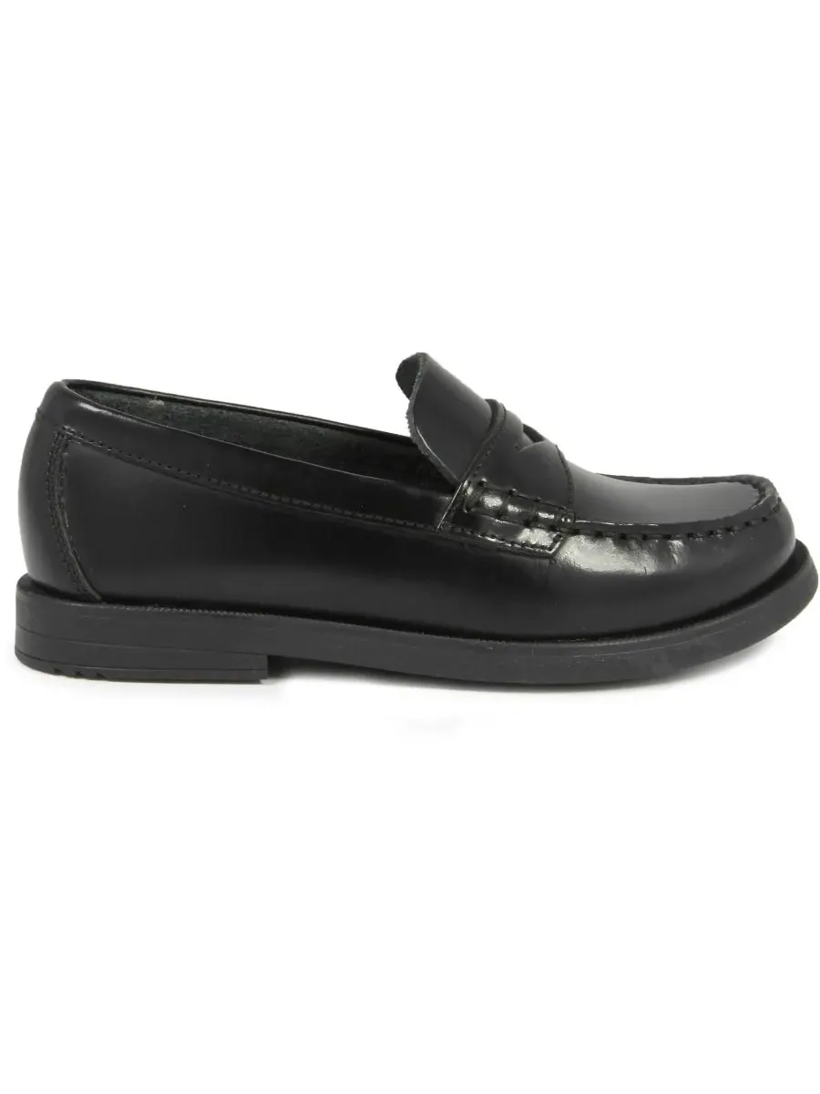 Детские лоферы для игры в крокет "Маленький мальчик" (Penny Loafer JR. Shoes) Florsheim — изображение 3 из 7, черный