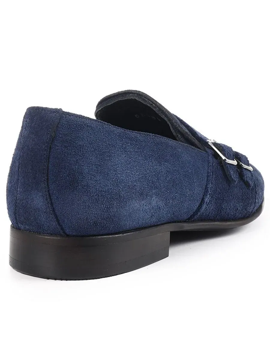 Туфли монахи VELLAPAIS Nexus Double Monk Wingtip Slip-On — изображение 3 из 5, темно-синий