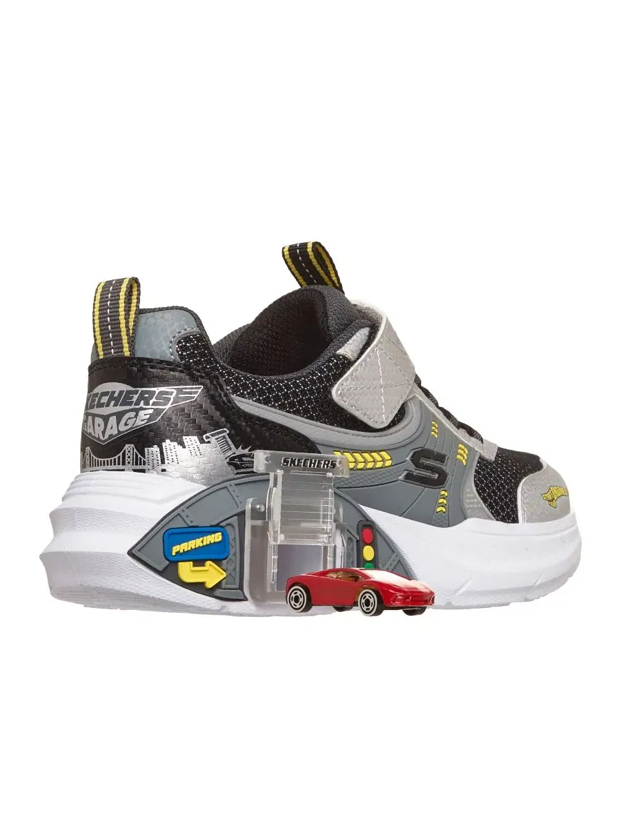 Кроссовки детские с отделением для игрушек Garage Lifestyle Skechers — изображение 2 из 8, серебристый черный