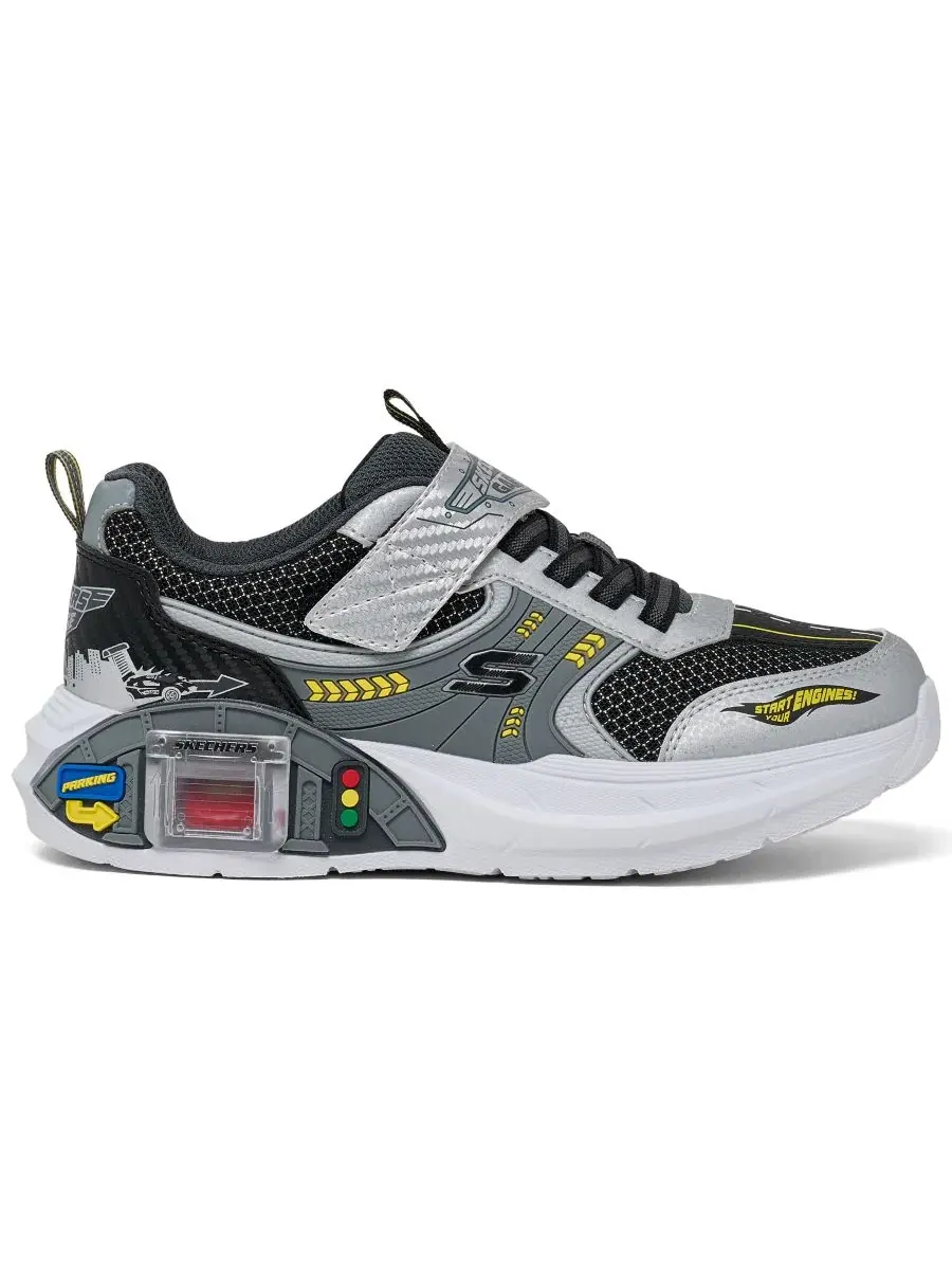 Кроссовки детские с отделением для игрушек Garage Lifestyle Skechers — изображение 3 из 8, серебристый черный