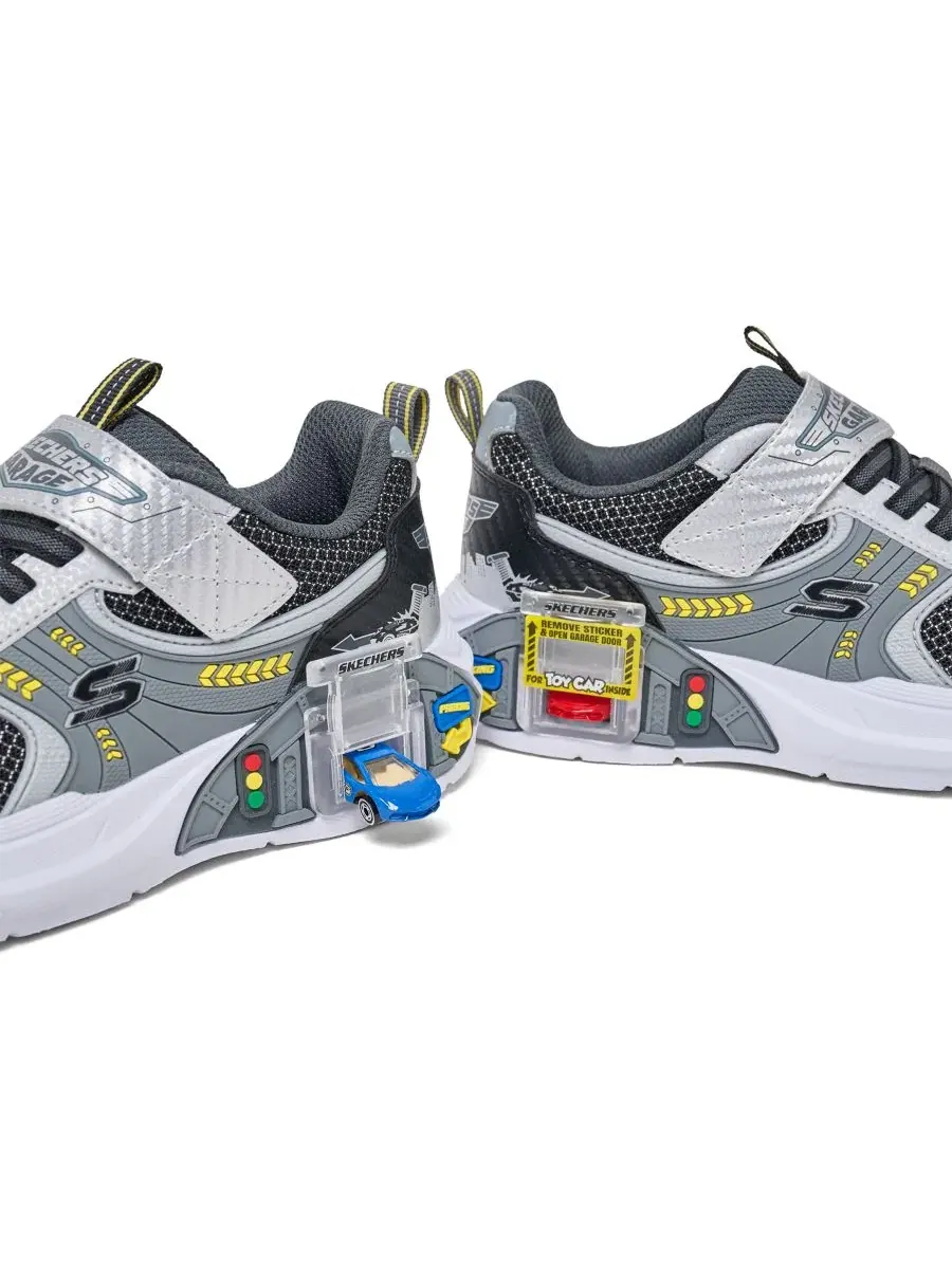 Кроссовки детские с отделением для игрушек Garage Lifestyle Skechers — изображение 6 из 8, серебристый черный