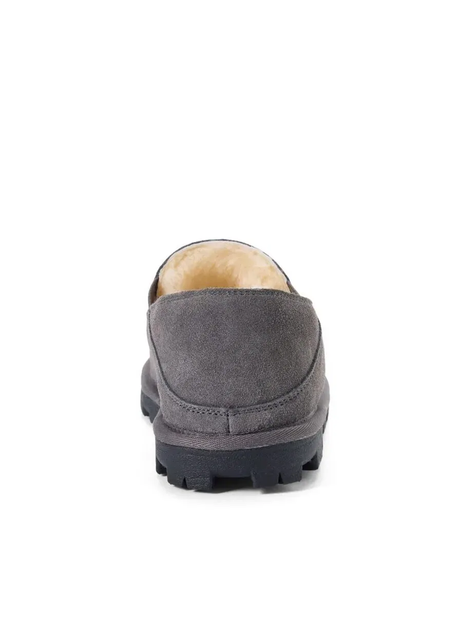 Мужские тапочки-лоферы Shepparton Loafer Water Repellent Slippers Dearfoams — изображение 3 из 7, серый