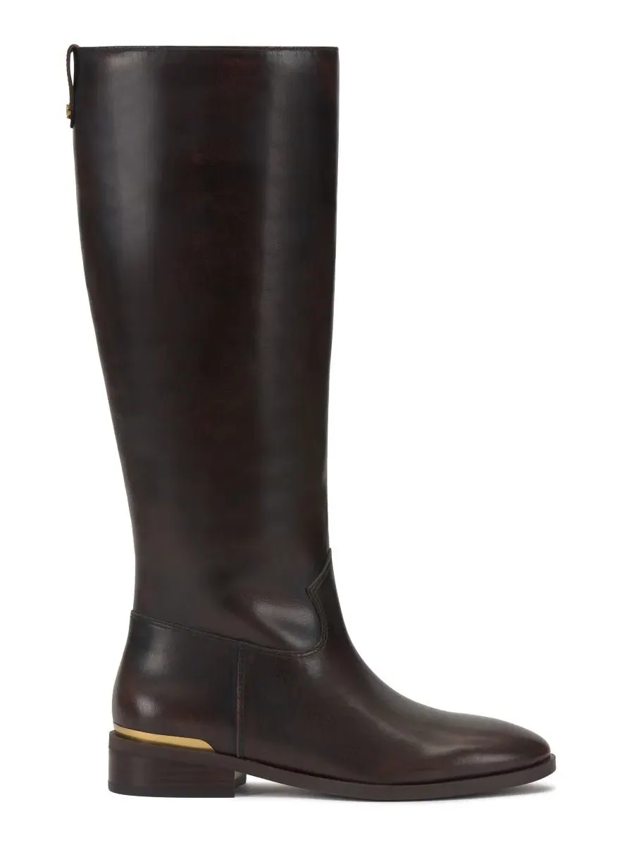 Ботинки-жокеи Bercla с полной молнией Vince Camuto, Aged Bourbon Leather — изображение 2 из 6