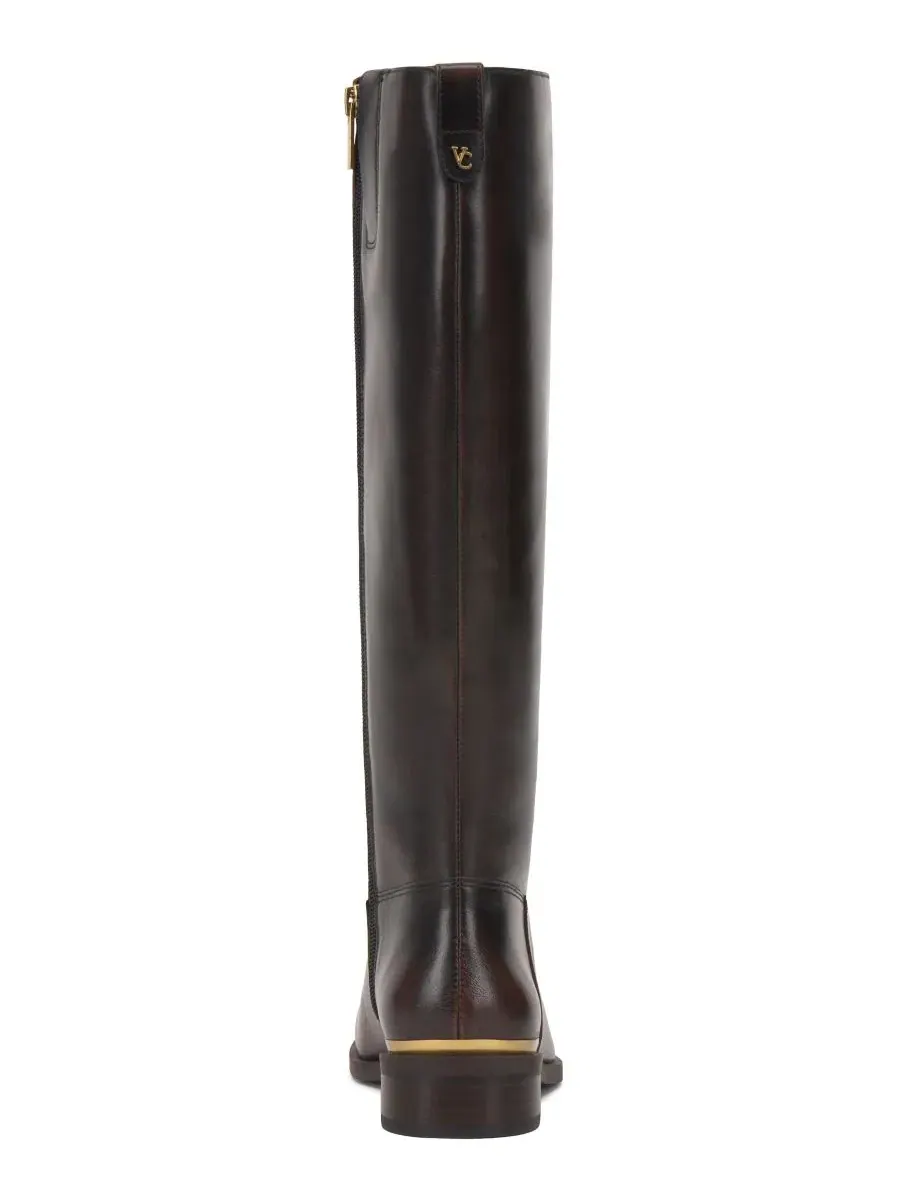 Ботинки-жокеи Bercla с полной молнией Vince Camuto, Aged Bourbon Leather — изображение 3 из 6