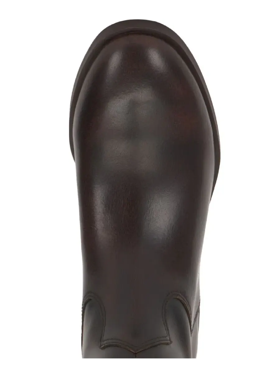 Ботинки-жокеи Bercla с полной молнией Vince Camuto, Aged Bourbon Leather — изображение 4 из 6