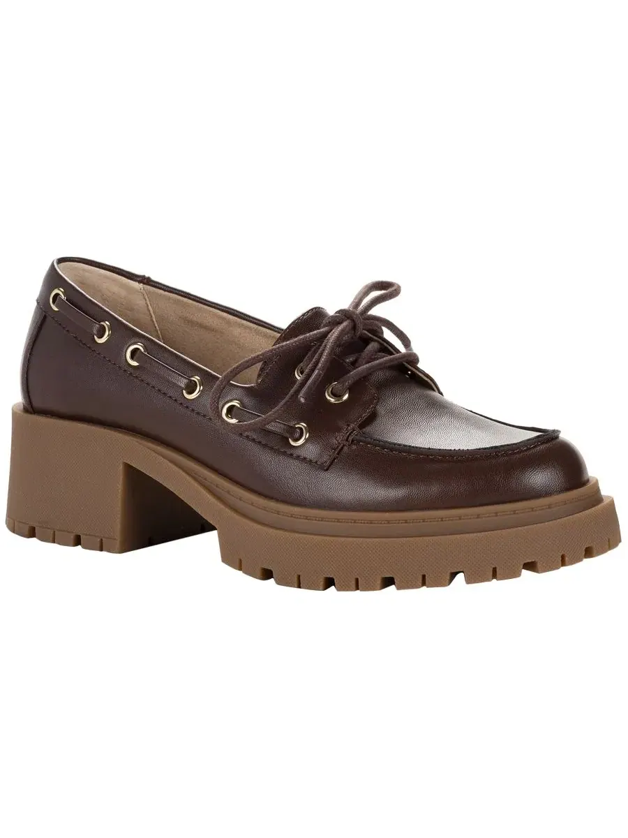 Лоферы Theraa Lug Sole Block Heel Wild Pair