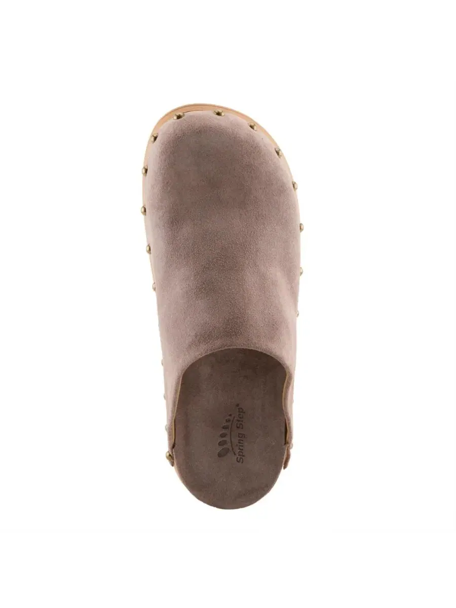 Закрытая мюли-сабо Lolarue из замши Spring Step, Lilac Suede — изображение 3 из 7