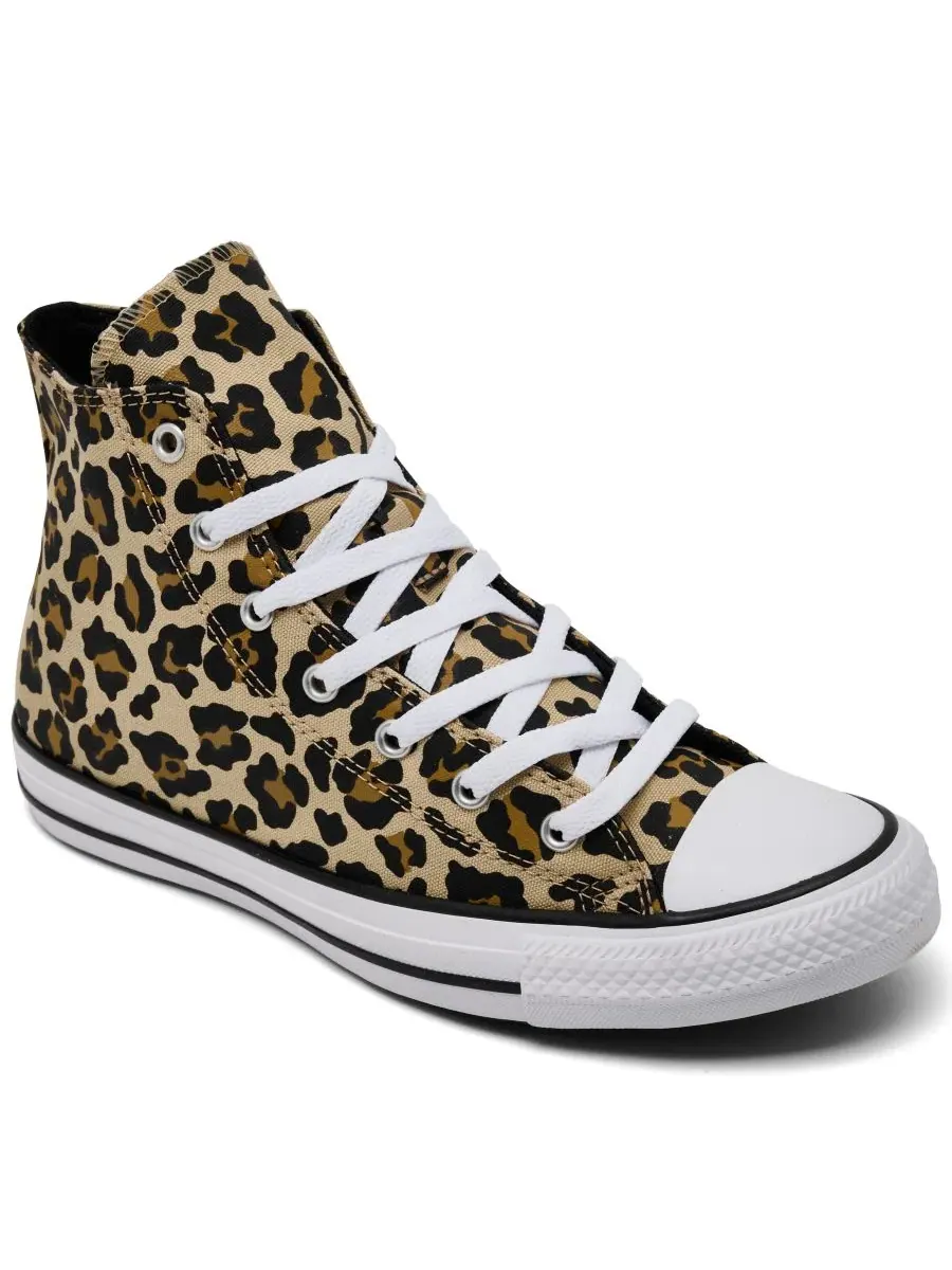 Кеды высокие с леопардовым принтом Chuck Taylor All Star Converse