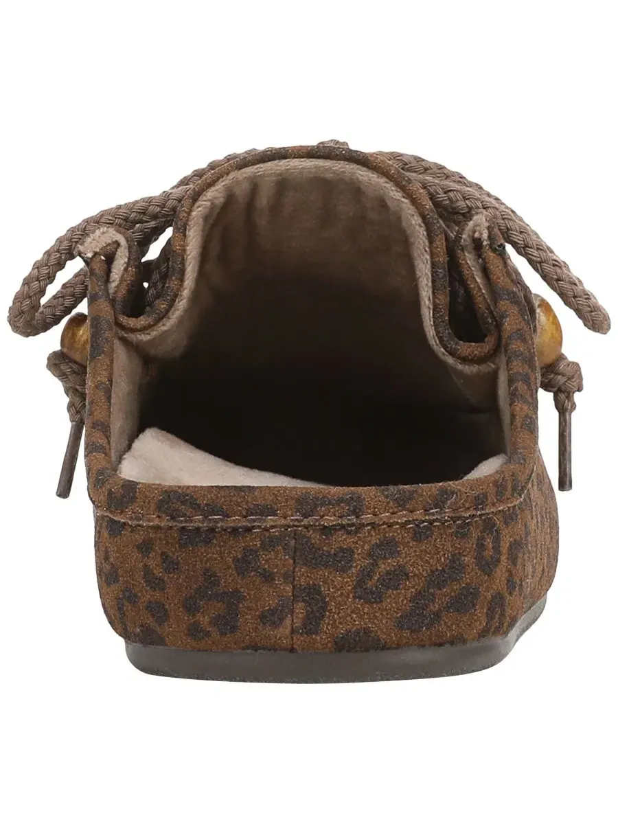 Мюли женские с бисером Cairo Blowfish Malibu, Leopard Print Faux Suede — изображение 3 из 5