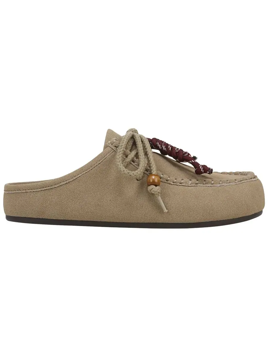 Мюли женские с бусинами Cairo Mule Blowfish Malibu, Taupe Faux Suede — изображение 2 из 5