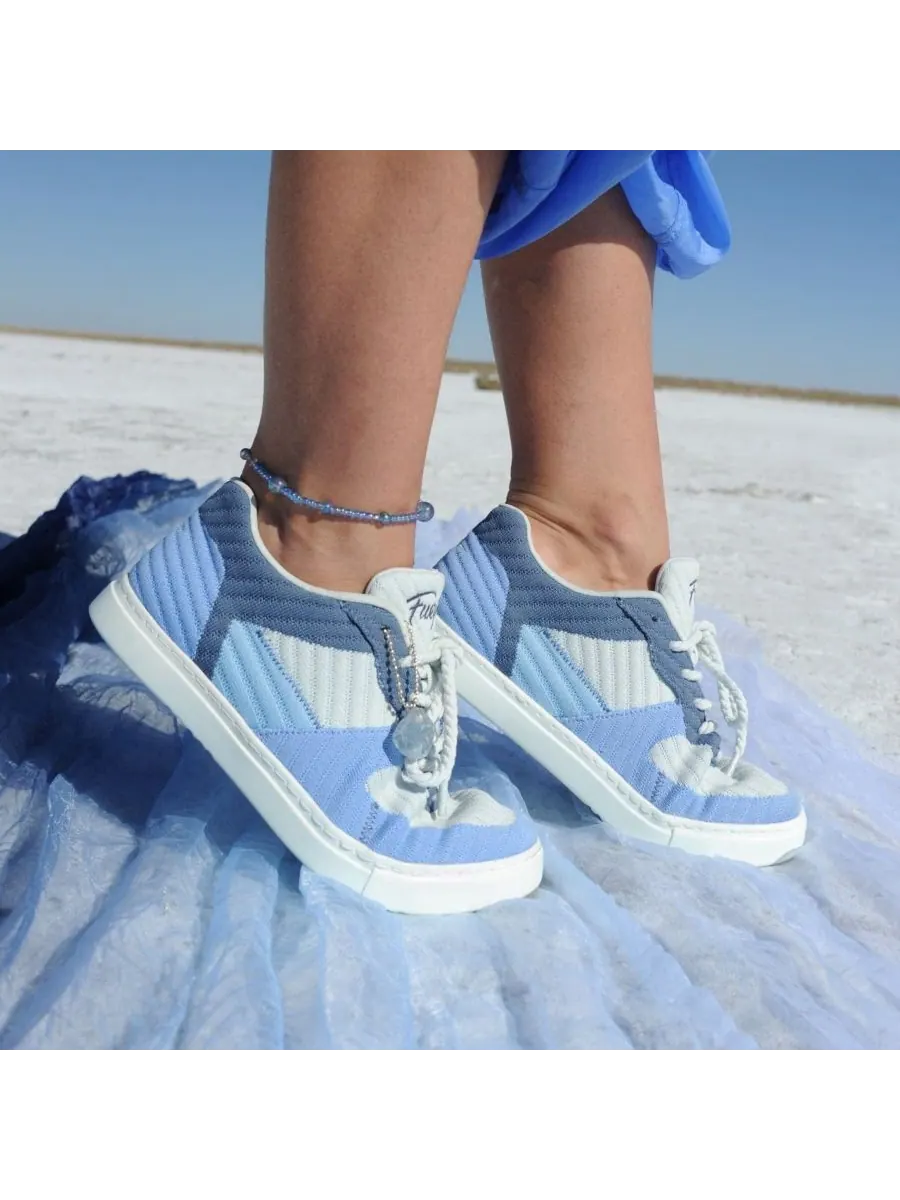 Мужские низкие кроссовки Blue Jade Fuego — изображение 3 из 10, синий