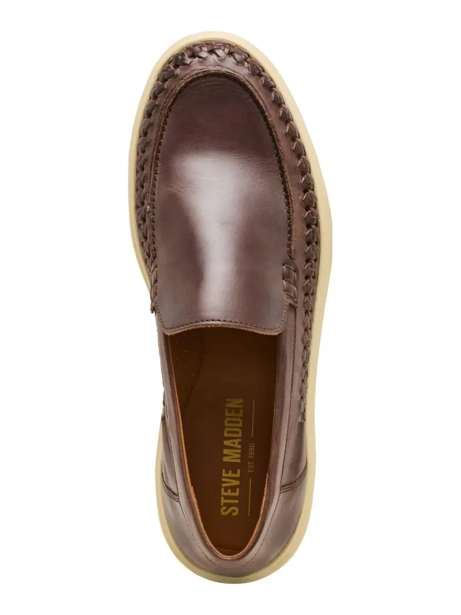 Мужские слипоны Pepper Steve Madden — изображение 4 из 7, коричневый