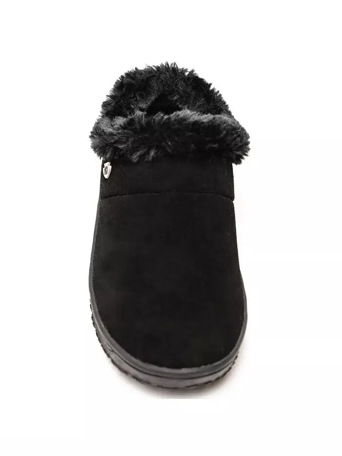 Замшевые слипоны Emerson Minnetonka — изображение 2 из 3, черный