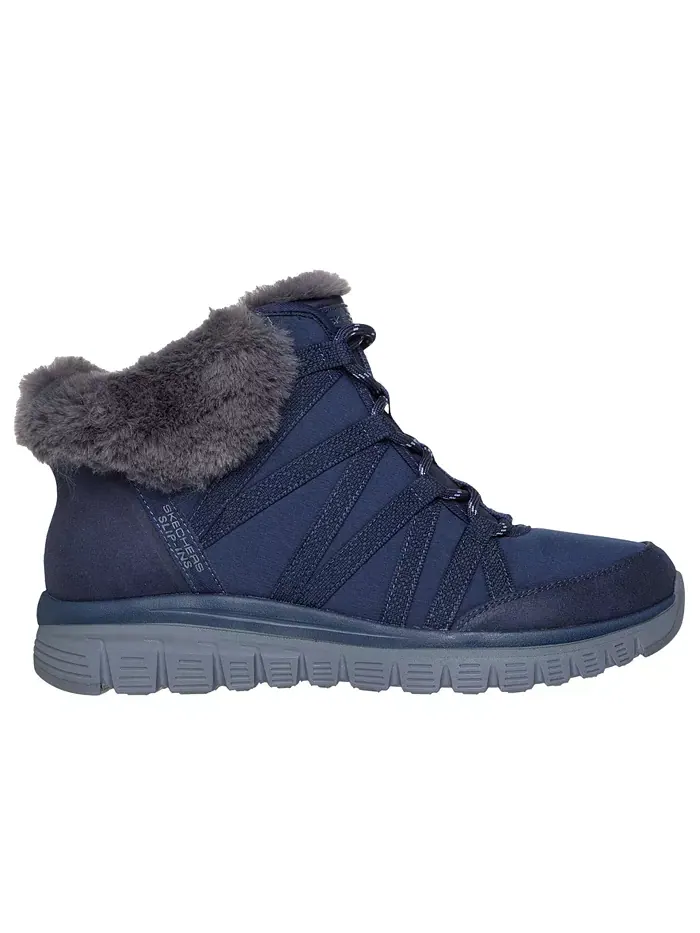 Женские слипоны Graceful - уютные ботильоны для прогулок от Finish Line Skechers — изображение 2 из 6, синий