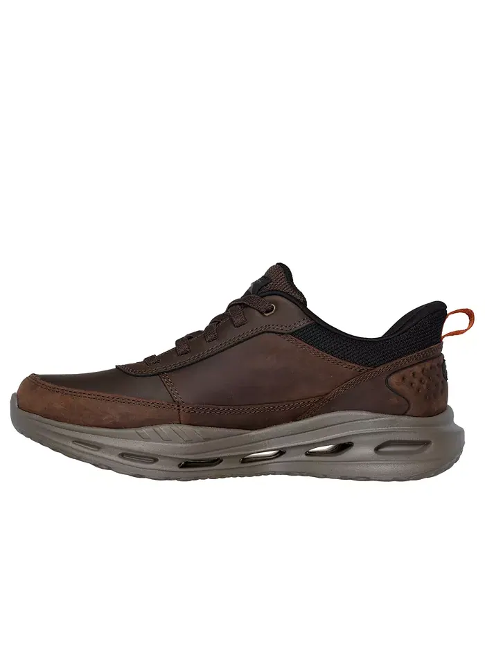 Мужские слипоны Arch Fit Orvan Moxley для ходьбы от Finish Line Skechers — изображение 3 из 6, какао