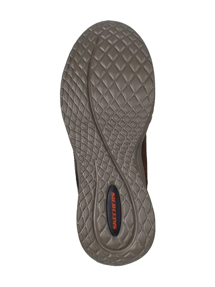Мужские слипоны Arch Fit Orvan Moxley для ходьбы от Finish Line Skechers — изображение 6 из 6, какао