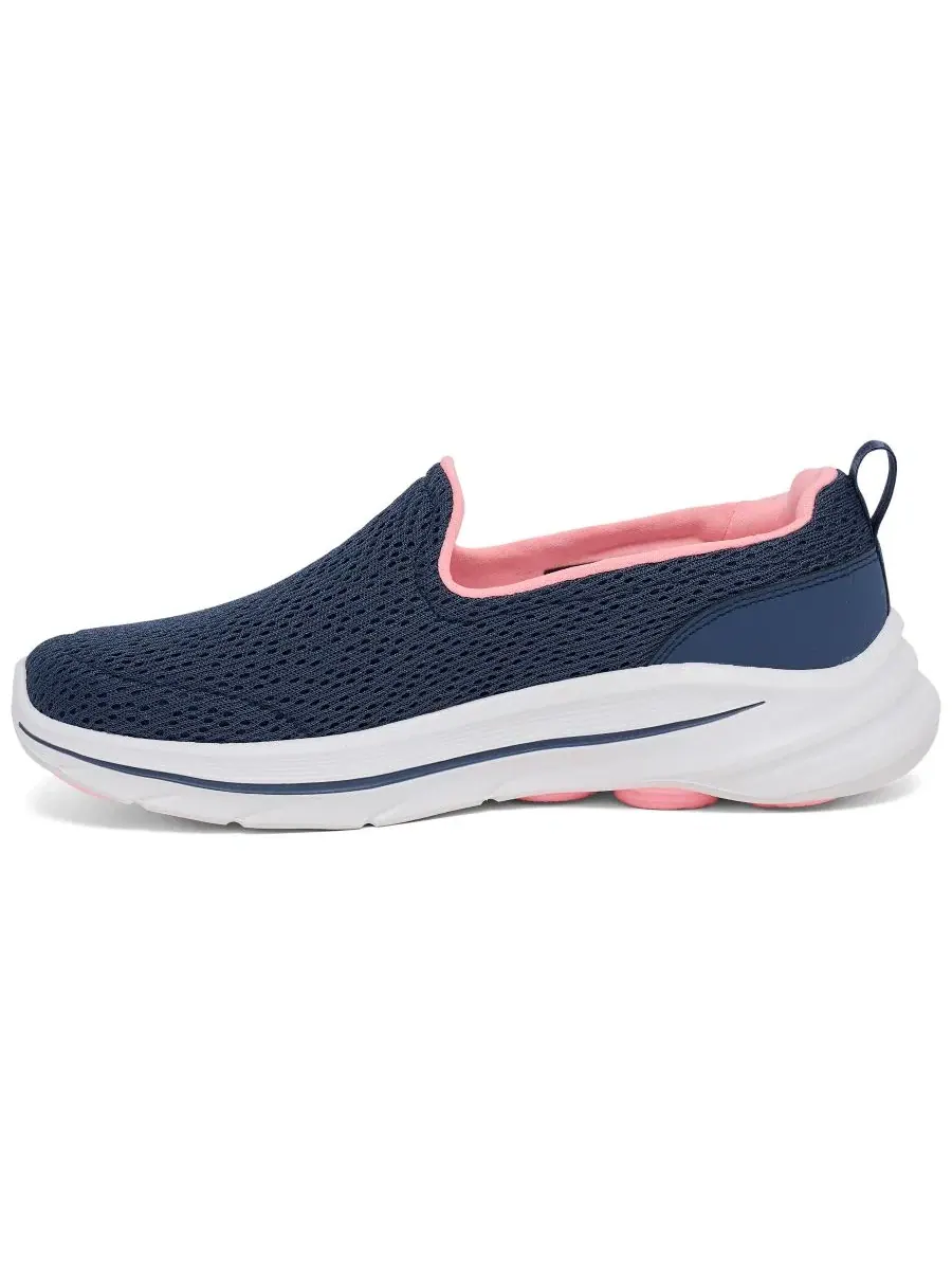 Женские слипоны для ходьбы GO WALK 8 - Julietta Skechers — изображение 2 из 6, темно-синий розовый