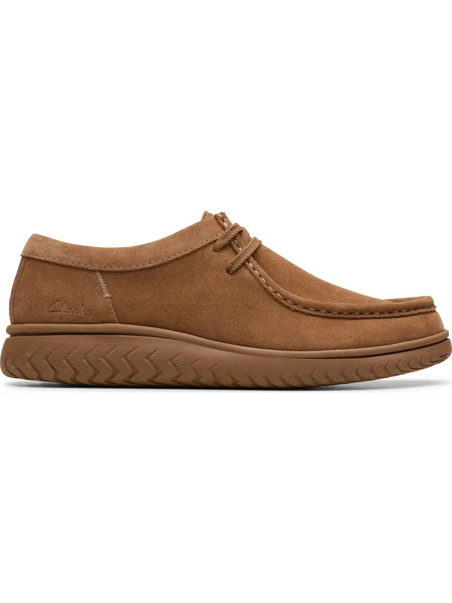 Слипоны мужские Clarks RelaxLite, низкие, повседневные, замша Cola — изображение 2 из 6