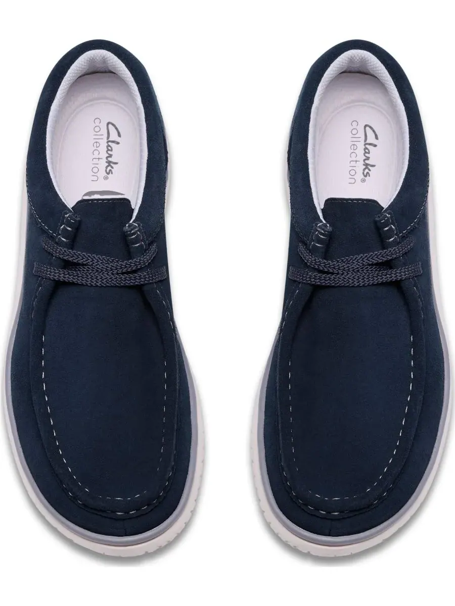Слипоны мужские Clarks RelaxLite, низкие, повседневные — изображение 4 из 6, темно-синий