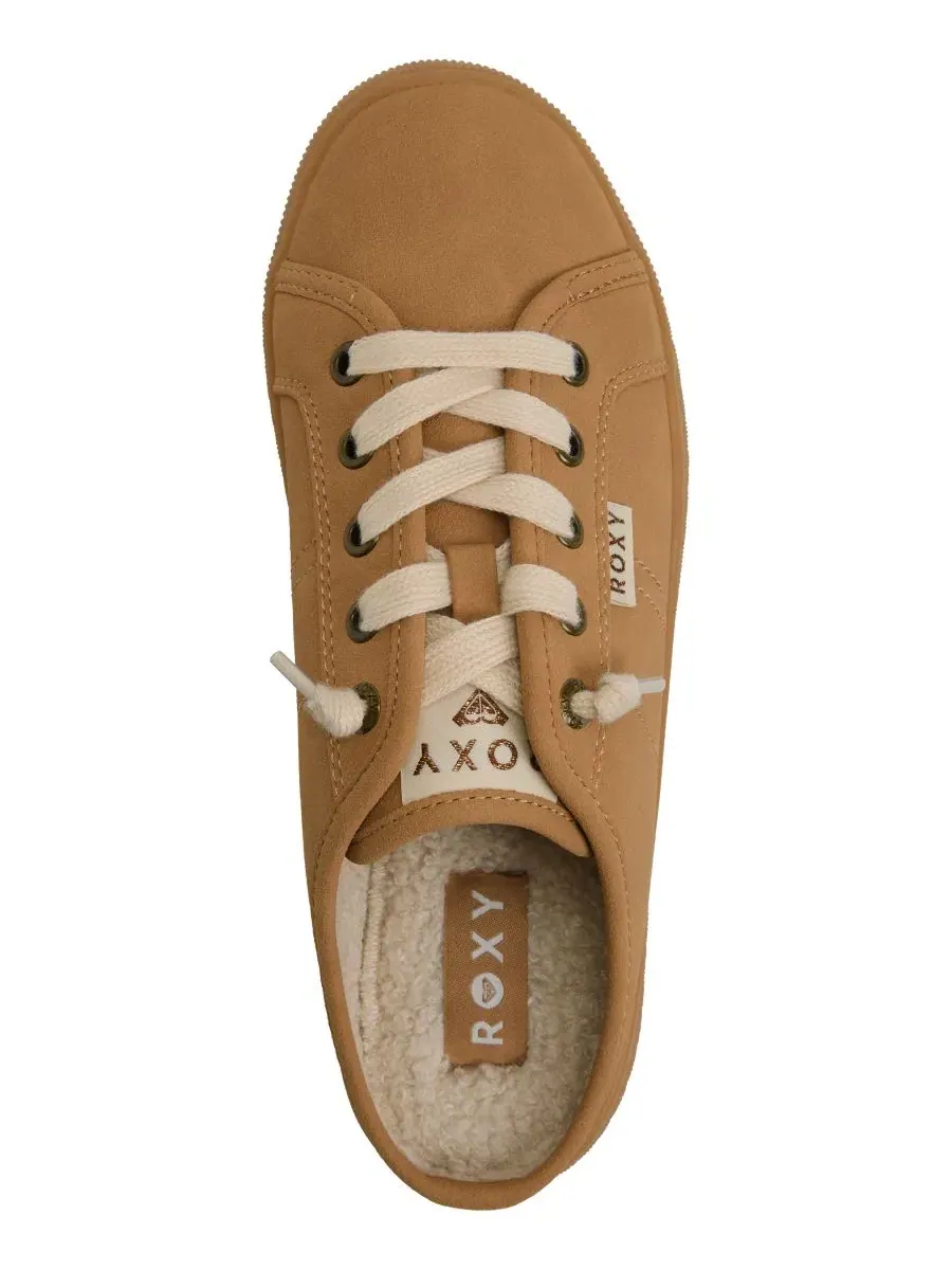 Женские слипоны-мюли Sunny Stroll с круглым носком Roxy — изображение 4 из 5, бежевый