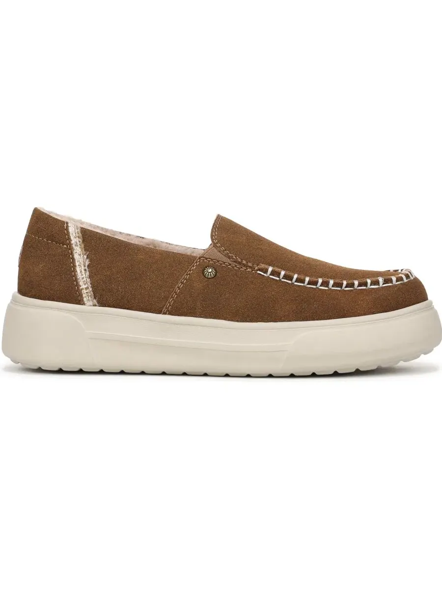 Женские слипоны-лоферы Seabright Slip-On Blowfish Malibu, Scotch Faux Suede — изображение 2 из 5