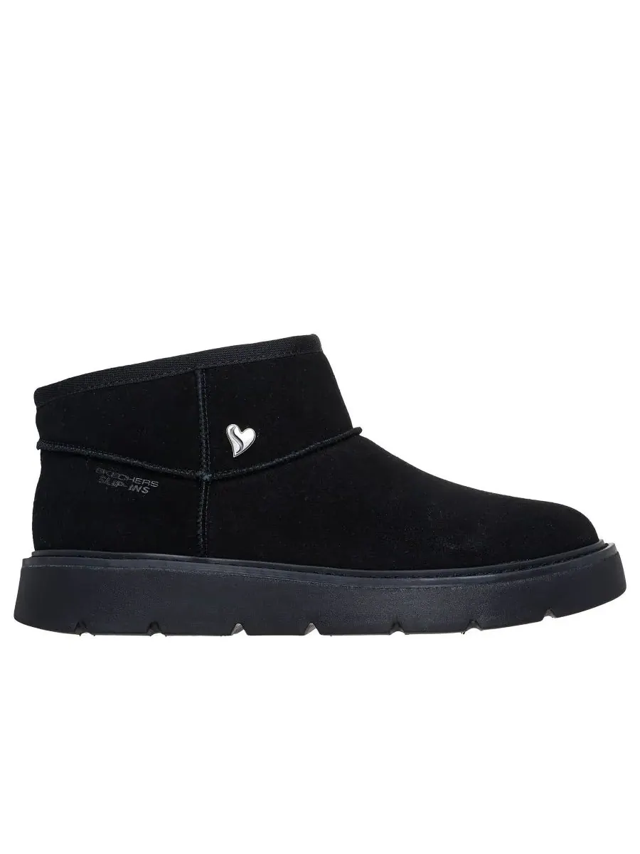 Женские слипоны: Keepsakes Cozy - Уютные мини-сапожки от Finish Line Skechers — изображение 2 из 10, черный