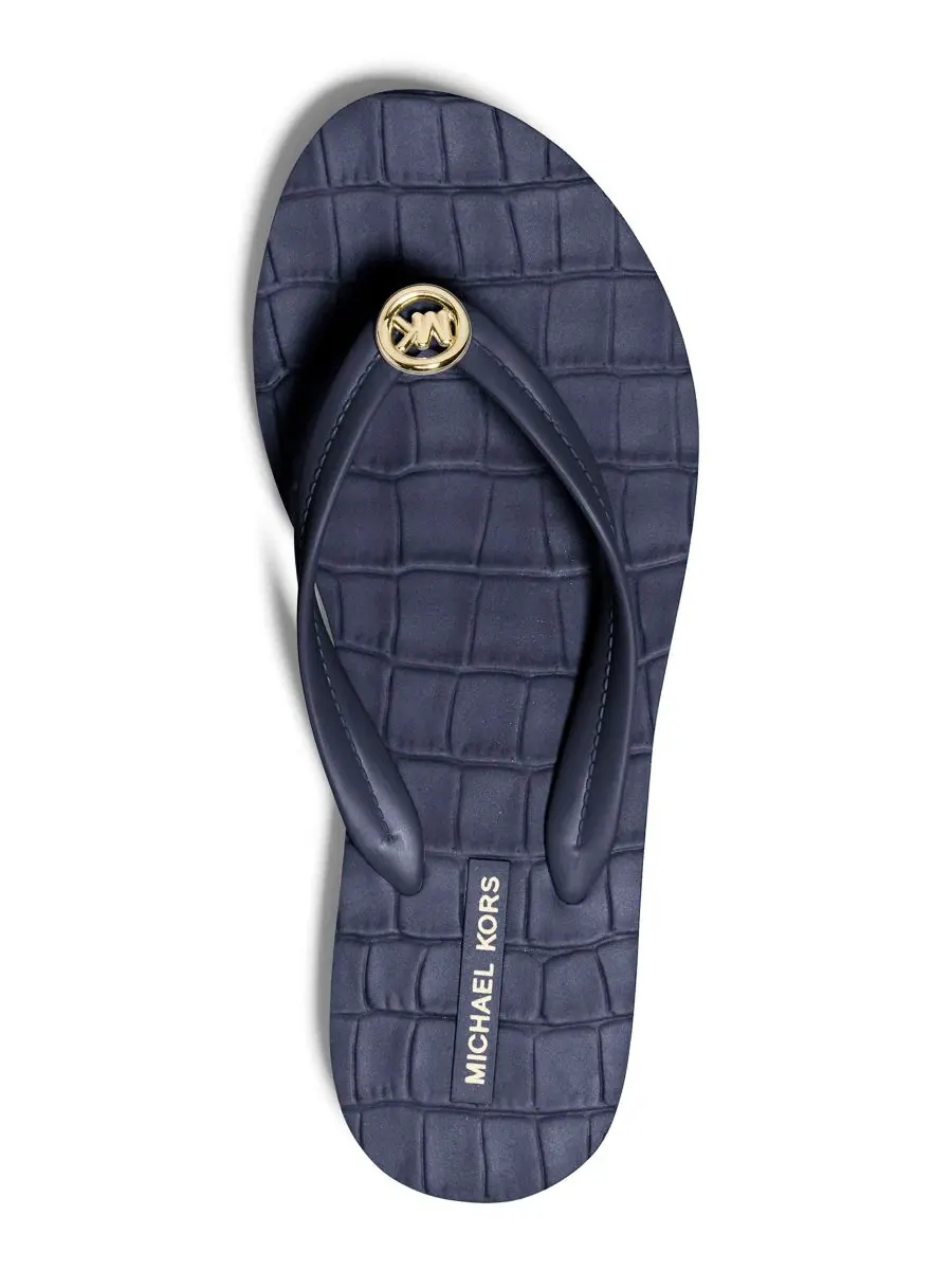 Женские шлепанцы и сандалии Posie Michael Kors, Dress Blues Croc — изображение 3 из 3