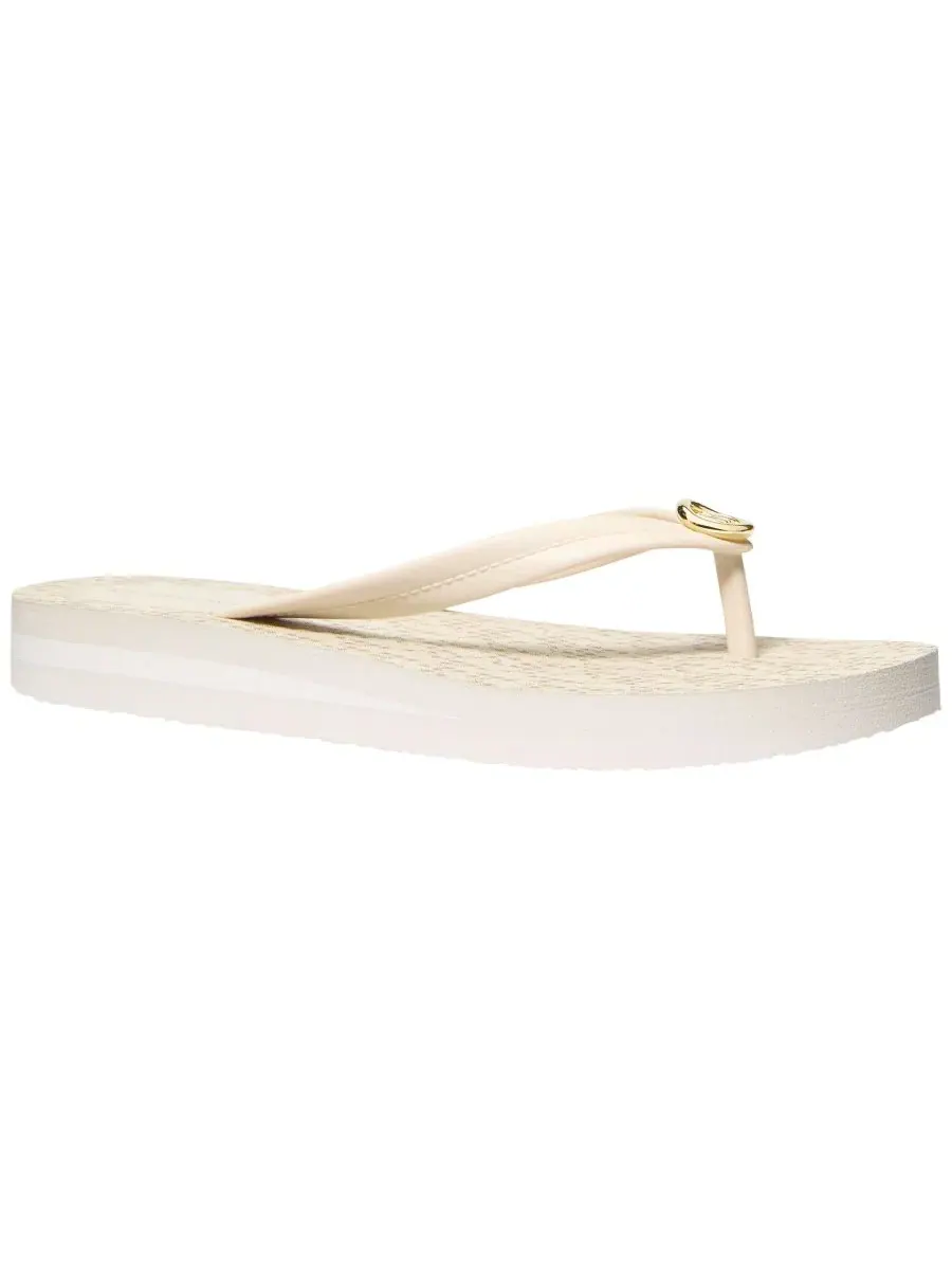 Женские шлепанцы и сандалии Posie Michael Kors, Vanilla Logo