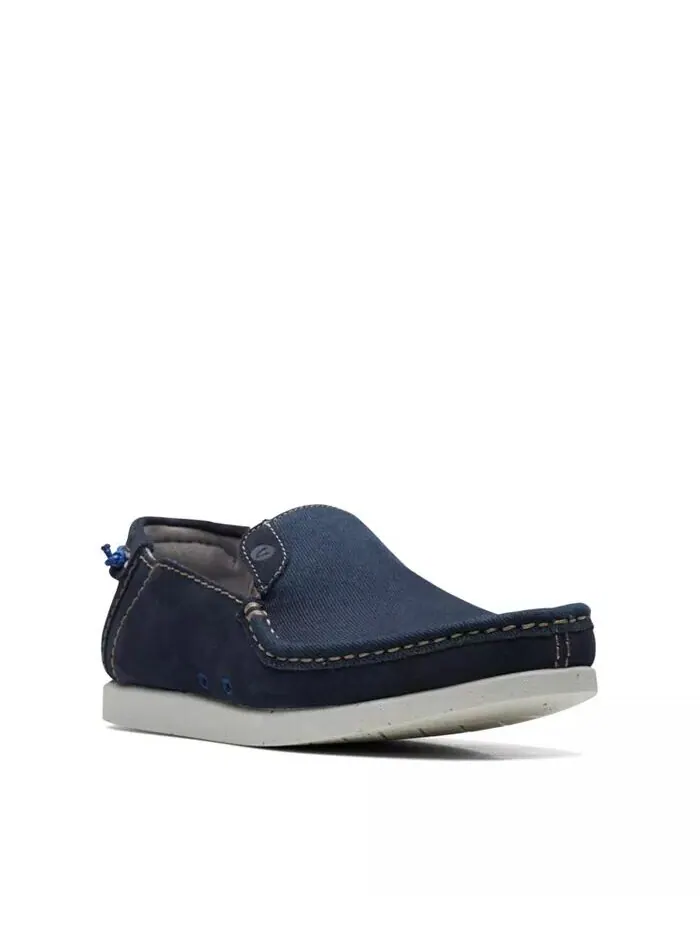 Степ-слипоны мужские Clarks Shacrelite легкие и удобные, замша